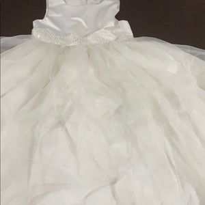 Eggshell Creme Colored Children’s Dress